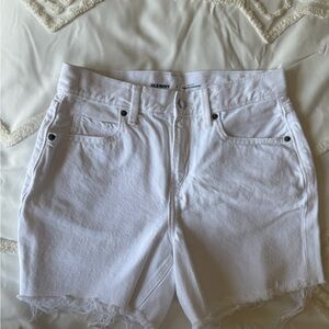 Old Navy White Cutoff Denim Shorts